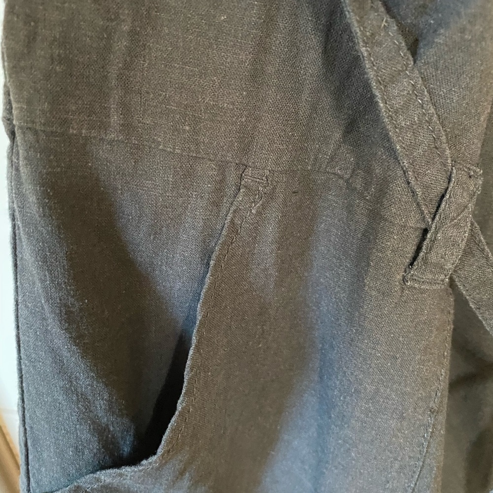 Universal Thread Overall Romper in Black Size L